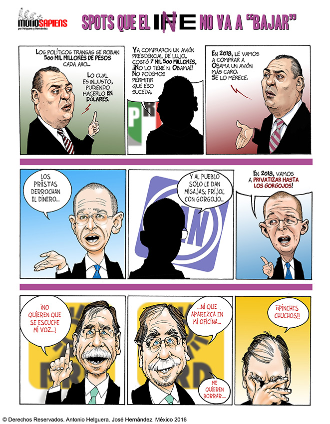 Spots que el INE no va a "bajar". Domingo 17 de marzo de 2016